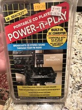 Mr Bracket Portable CD Power And Play No 9002 Broadcasts Through The Radio