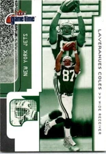 2001 Fleer Game Time #46 Laveranues Coles New York Jets