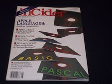 1985 AUGUST INCIDER APPLE MAGAZINE - APPLE LANGUAGES FRONT COVER - H 8243