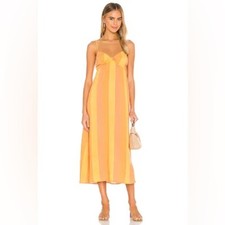 Show Me Your Mumu MIDI Dress Magnolia sun kissed stripe midi XL SUN DRESS
