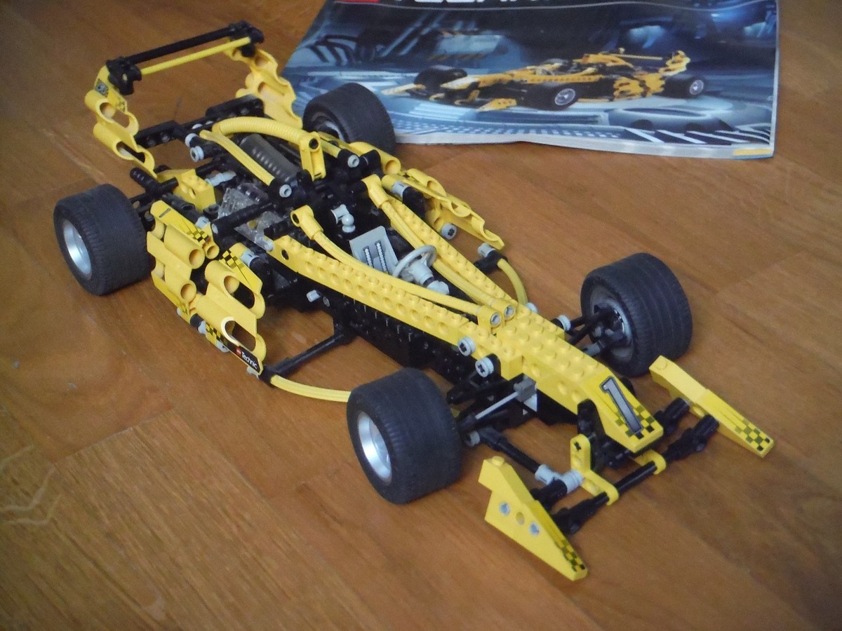 SET LEGO TECHNIC 8445 RACE CAR FORMULA COMPLETO 100% RARITA