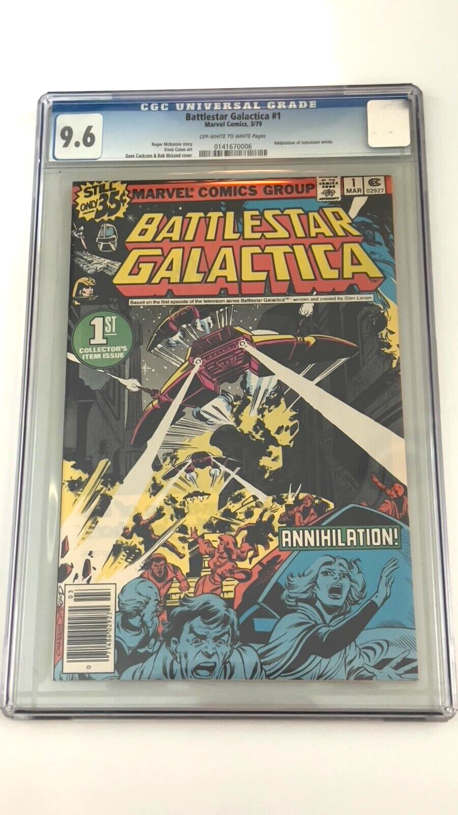 BATTLESTAR GALACTICA #1 - CGC 9.6 Graded Comic Issue Marvel Comics | eBay