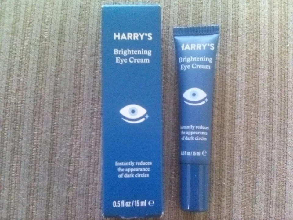 Harry's 3 Brightening Eye Cream .5oz Fragrance Free Reduces Dark Circles depuff eBay