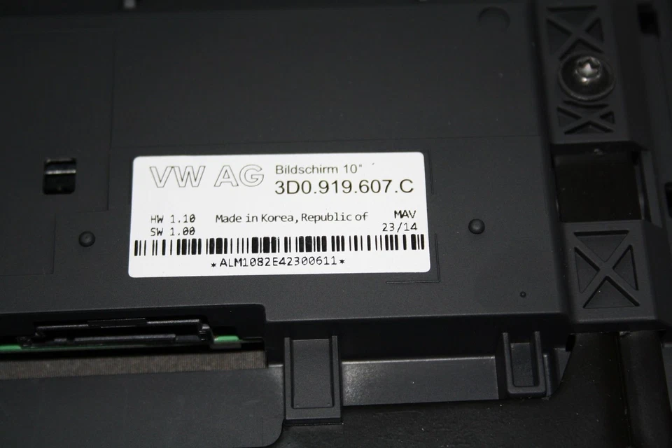 ORIGINAL VW Phaeton Monitor Display LCD Bildschirm 10 Zoll TOP 3D0919607C - Bild 4 von 4