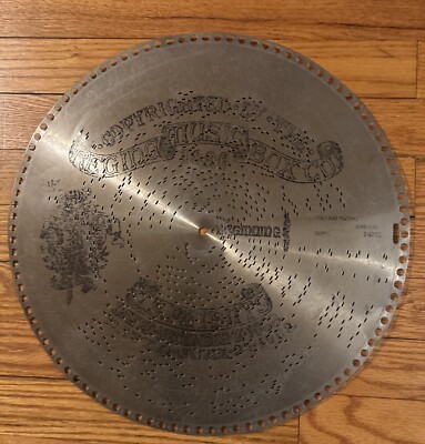 15 1/2'' Regina Music Box Disc Record, Poet And Peasant Overture