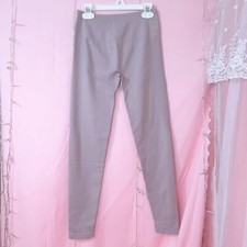 Mauve Purple Wide Waistband Sports Leggings Size Small