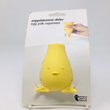 Egg Yolk Separator Kitchen Gadget Cartoon Yellow Chicken Rubber - NEW