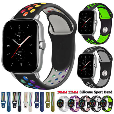 Silicone Watch Band For Huami Amazfit GTR 4 / GTS 4 4 Mini 3 2/Bip U S Lite Band