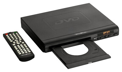 Reflexion DVD367 - DVD-Player/CD-Player Full HD mit Display, HDMI, Fernbedienung