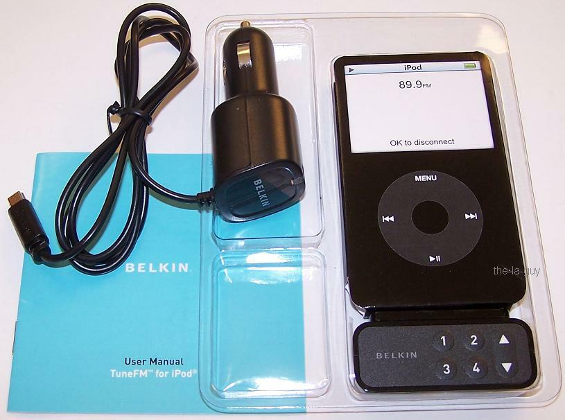 BELKIN TuneFM FM Transmitter for iPod 6G Classic F8Z075 | eBay