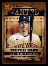 2021 Topps Big League - Wanted - #WT-4 Christian Yelich - Milwaukee Brewers