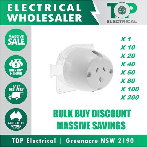 Surface Socket Plug Base 10A Electrical Outlet For LED Downlight Fan