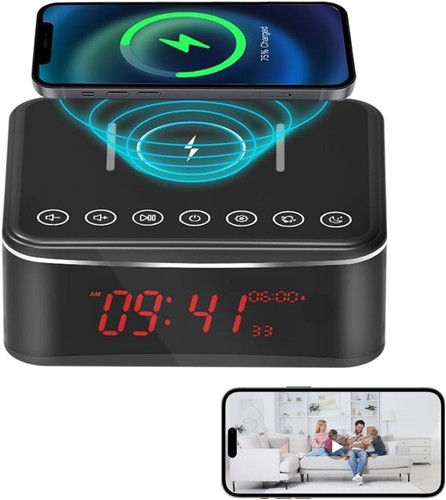 Security Camera + Bluetooth Speaker + Time - Picture 12 of 12