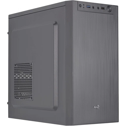 Aerocool CS-108BKV1 Middle Tower Case Full Black