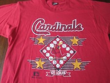 Vintage Original 1969 Screen Stars ST LOUIS CARDINALS T-Shirt Single Stitch L