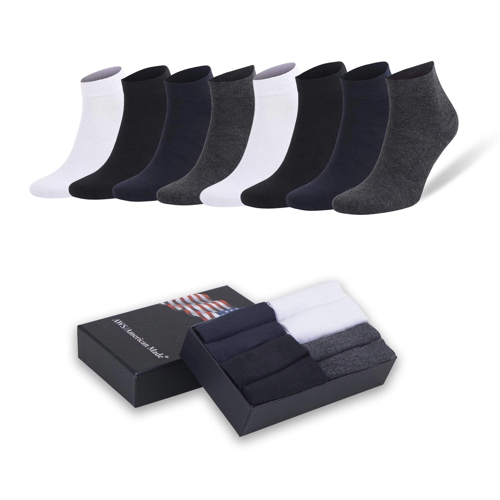 Men's Bamboo Ankle Socks 8 Pairs Odor Control Moisture Wicking Breathable Gift S
Opens in a new wind
