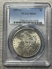 1899 O MORGAN DOLLAR PCGS MS62