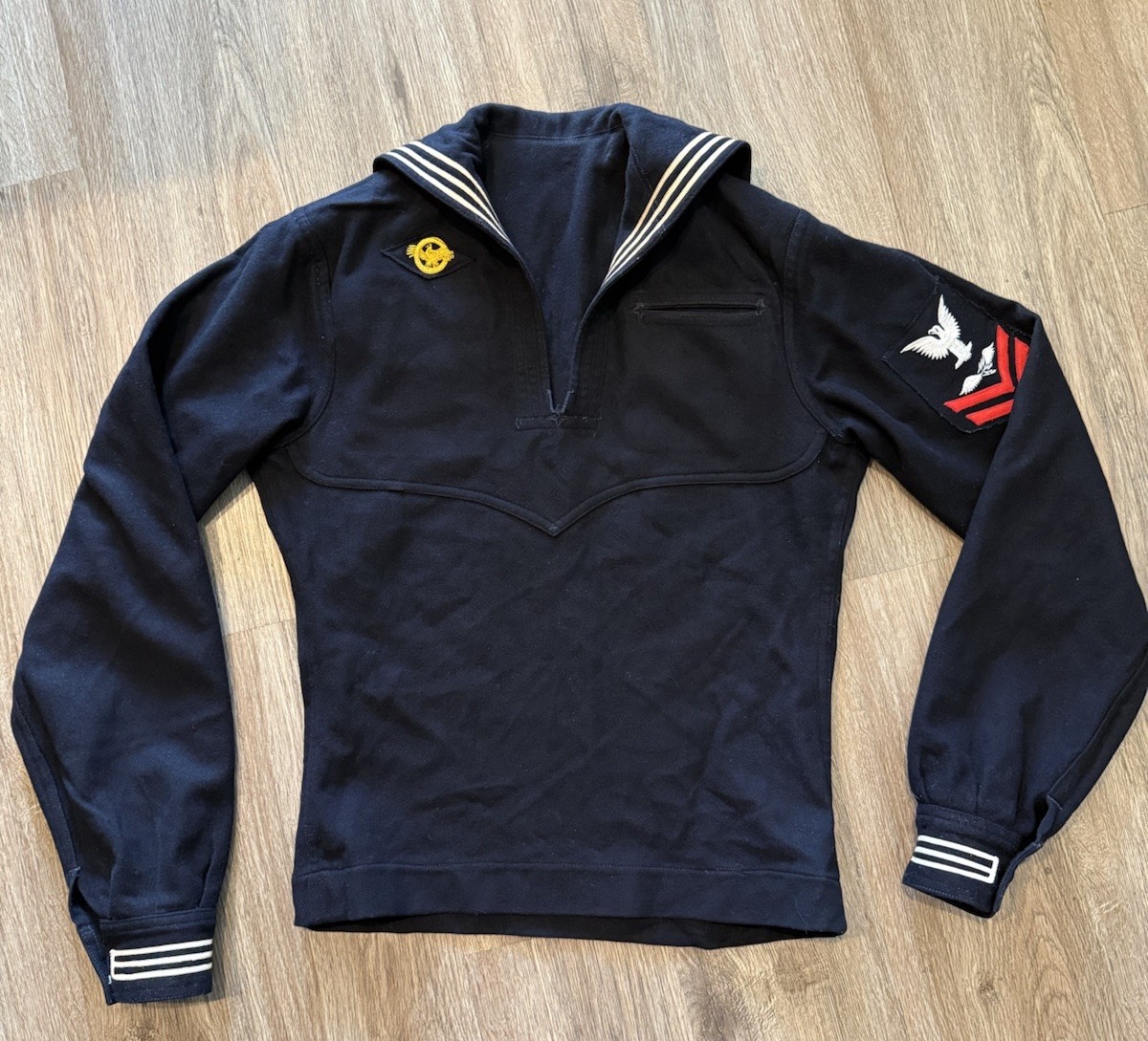 Named WWII US Navy Jumper Aviation Radioman USS Currituck Philippines Schmalz