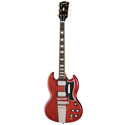 Epiphone IGC 1964 SG Standard Reissue with Maestro Vibrola Guitar, Cherry Red