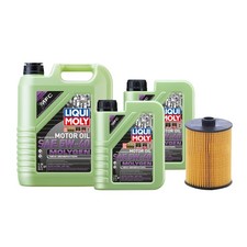 7L Liqui Moly Molygen New Gen 5W-40 Mann Engine Oil Change Kit for Touareg 3.6L