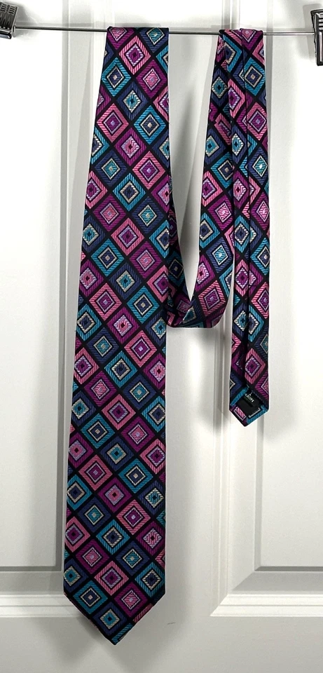 Corbata Robert Talbott Best Of Class Rosa Seda Carnaval 3 5/8 x 60 Foto 2 de 4