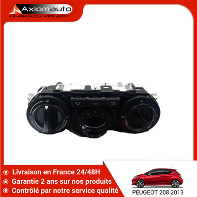 Commande De Chauffage Pour Peugeot 208 Phase 2 - Référence 9819611580 - Occasion