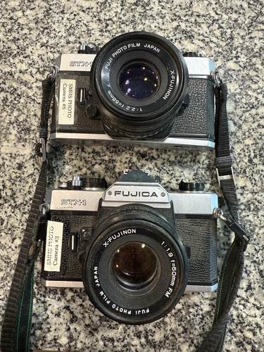 Appareil Photo Fujica STX 1 Avec Objectif Fujinon 55mm F/2.2 + Flash Hanimex CB455 + Accessoires - Occasion