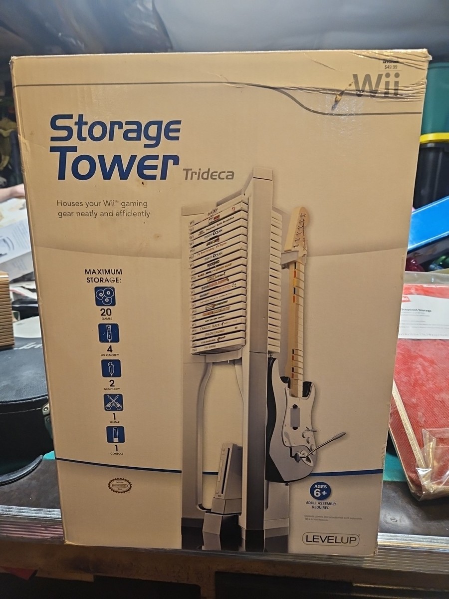 Nintendo Wii Trideca Gaming Tower - Game And Console Storage