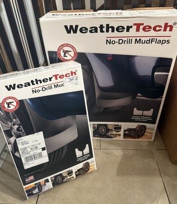 Weather Tech No Drill Mud Flaps:Ford Super Duty F250/F350/F450 17/22 F350 23/26