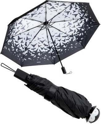 OTOTO NEU! Spookula Vampir Regenschirm - einzigartiges zusammenklappbares Gothic Accessoire -... 