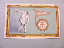 COLLEGE SERIES (T6) MURAD TOBACCO LARGE (5 X 8 INCHES) CARD #2 BROWN UNIVERSITY