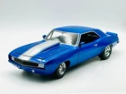 1:18 1969 Chevrolet Camaro -- 1320 Drag Kings -- Blue -- GMP