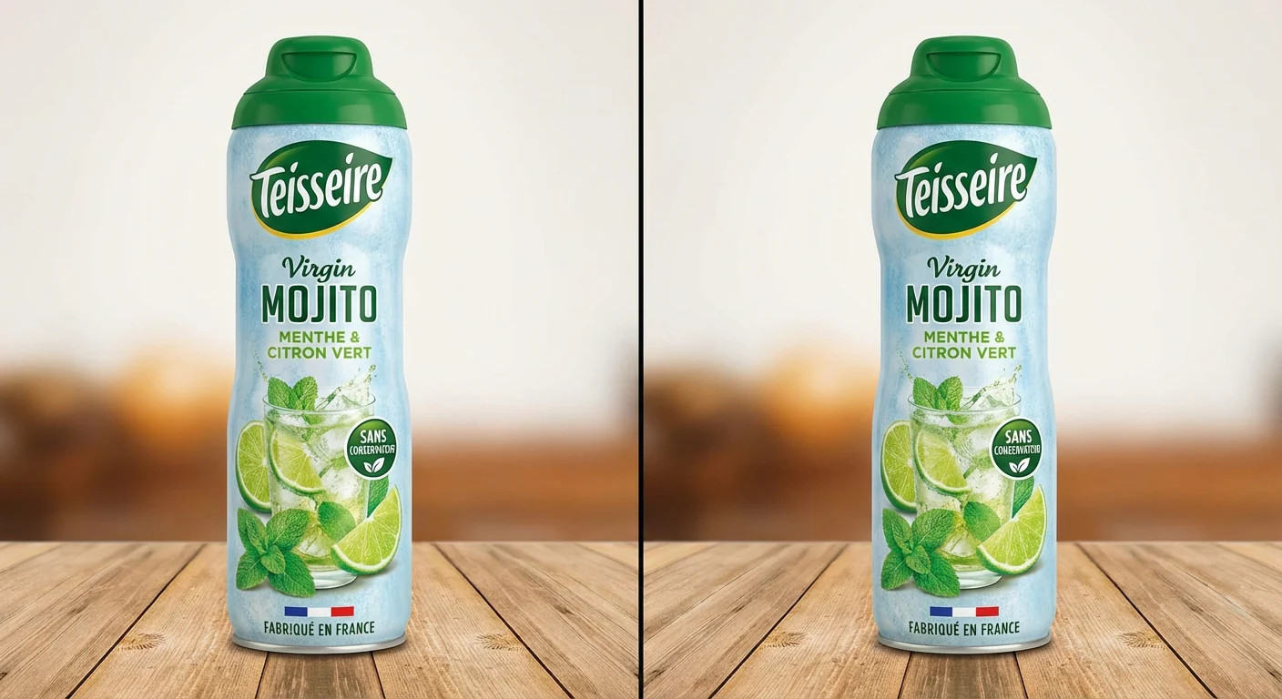Teisseire Virgin Mojito Mint Syrup with Lime Premium French 60cl