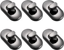 6pcs Turn Lock Clasp, Alloy Purse Closures Oval Twist Lock Fasteners Bag Hard...