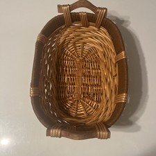 Vintage Wicker Basket with handles