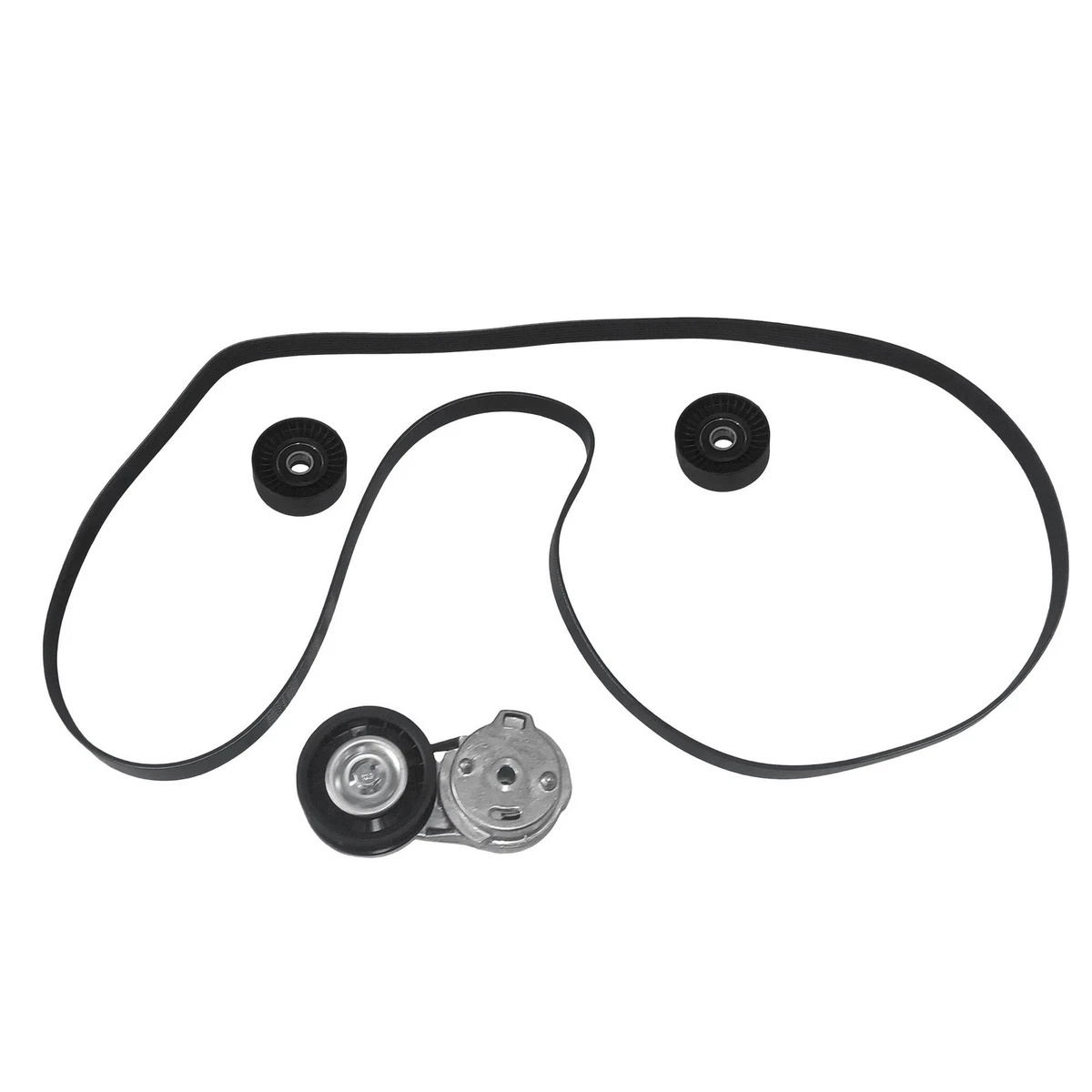 3-Piece Serpentine Belt Drive Component Kit For Jeep Grand Cherokee 99-04 & Wrangler TJ 99-06 – 4.0L V6