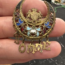 WWI "Somme" Sweetheart Brooch.