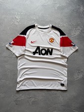 Nike Manchester United AON Away Football Shirt Jersey Premier League White