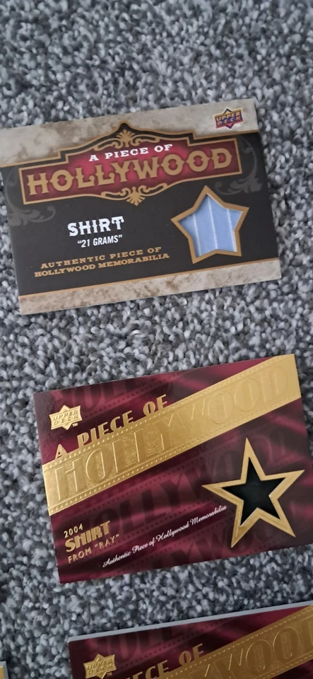 A Piece of Hollywood - Upper Deck - Costume/Prop Cards - Job Lot x 8 - Image 4 of 4