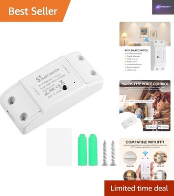 10A Smart WiFi Relais Schalter für Hausautomation - Custom Scheduling & Control