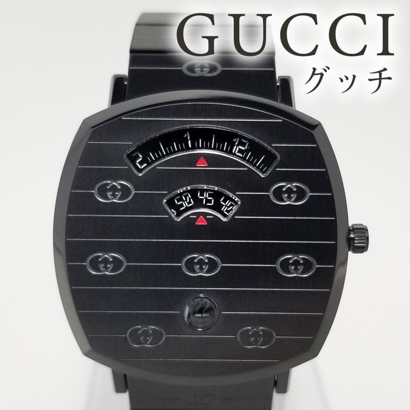 GUCCI Grip 157.3 Quartz GG Supreme #493
