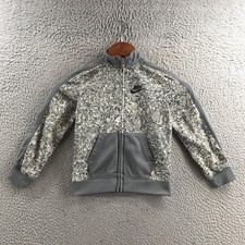 Nike Jackets Youth 4T Gray Full Zip Camo Print Long Sleeve Pocket Casual Comfort