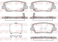 Remsa Bremsbelagsatz, Scheibenbremse 1274.09 FüR Hyundai Kia