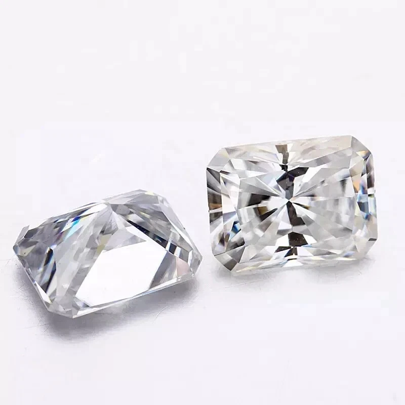 8.47 Carat GRA Certified Loose Moissanite Radiant Cut Stones D VVS1 14 x 10 mm - Image 3 of 4
