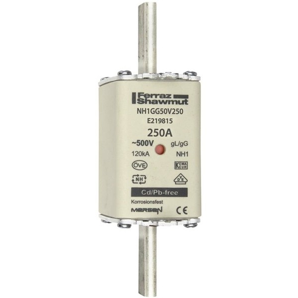 Mersen 1B175.000000 Nh-Sicherung SicherungsgrößE = 1 250 A 500 V 1 St.-image