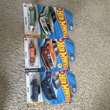 Hot Wheels Diecast BMW M3 Wagon, 635 CSI, 2002 Car Lot Green Orange Blue