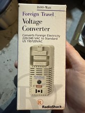 Radio Shack 50-Watt Foreign Travel Voltage Converter Adapter 273-1412
