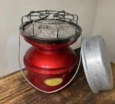 Vintage WHAM-O HotSpot Flamelss Catalytic Camping Stove Heater w/ handle & lid