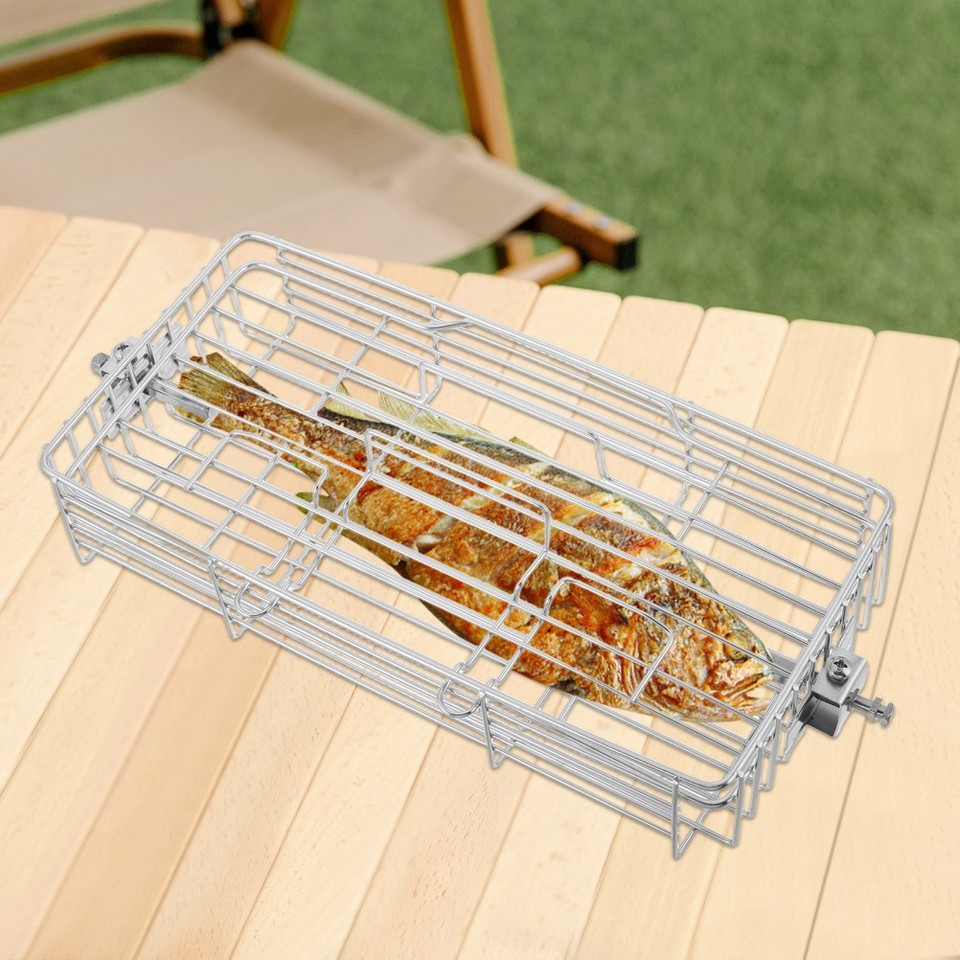 Michelin Fish Rack Universal Grill Warming Rack Fish Grilling for Camping Chicken Wing ...