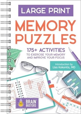 Large Print Memory Puzzles: 175+ Puzzles and Activities for Adults to Exerci...